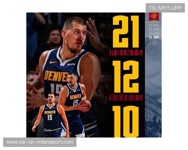 掘金豪取连胜升至前三!约老师统治禁区+快攻引爆全场 掘金豪取连胜升至前三!约老师统治禁区+快攻引爆全场